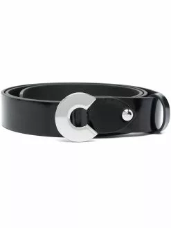 Women Coccinelle Leather Patent-finish Belt
