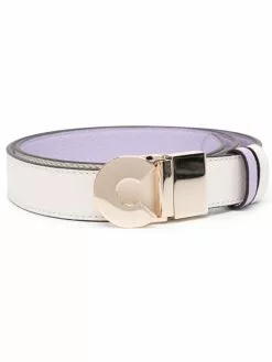 Front Page 42 Women Coccinelle Logo Buckle Belt
