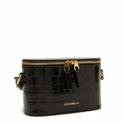 Coccinelle Juliette Black Leather Crossbody Bag I7C150101001TU 10 Coccinelle Juliette Black Leather Crossbody Bag I7C150101001TU -Cheap Coccinelle Store 8059978357854 03