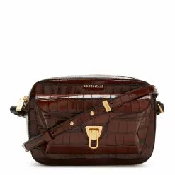 Coccinelle Beat Brown Leather Crossbody Bag E1MF3150201W90
