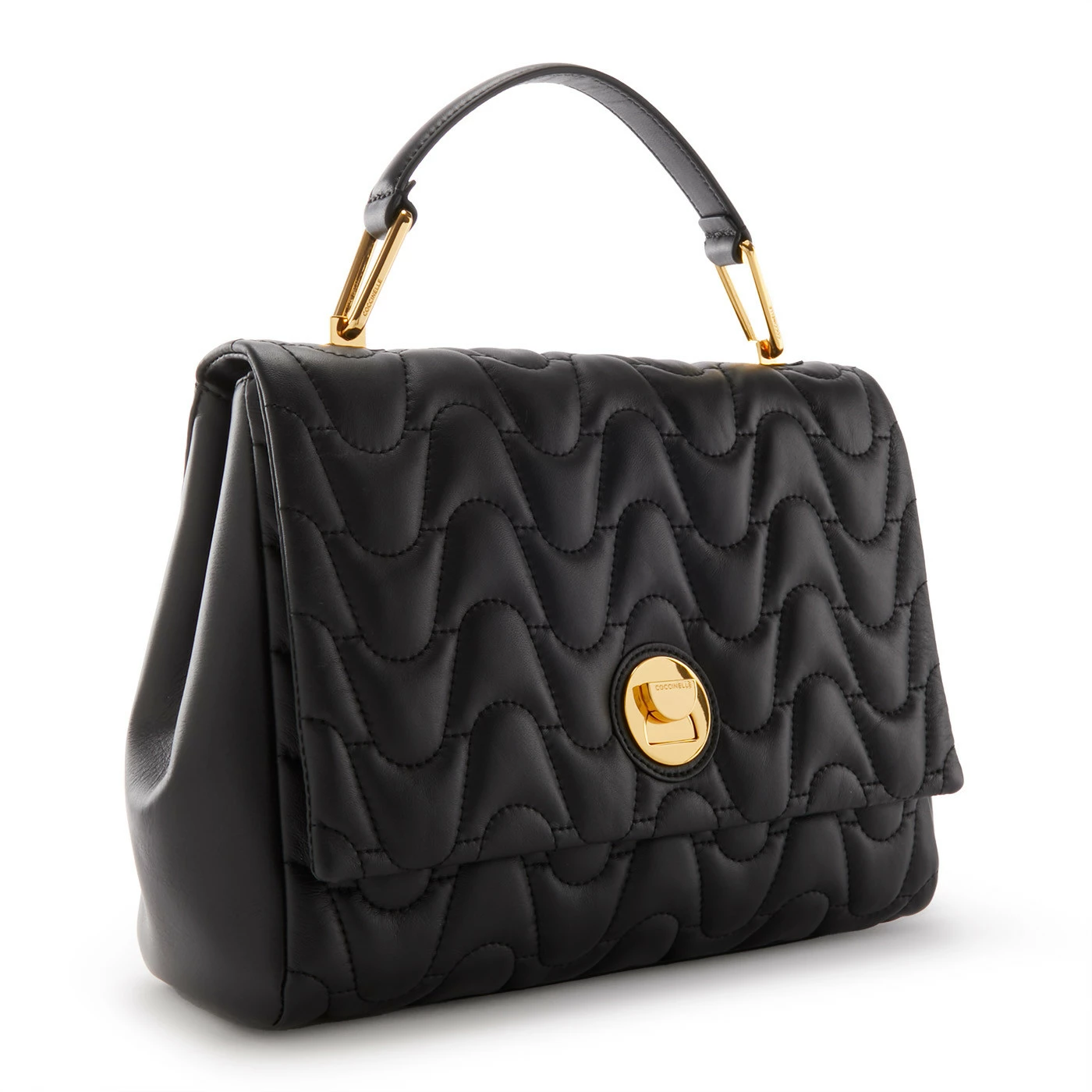 Coccinelle Liya Black Leather Handbag E1MM6180101001 6 Coccinelle Liya Black Leather Handbag E1MM6180101001 - Image 4