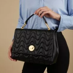 Coccinelle Liya Black Leather Handbag E1MM6180101001 9 Coccinelle Liya Black Leather Handbag E1MM6180101001 -Cheap Coccinelle Store 8059978434364 03 1