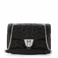 Coccinelle Marvin Black Leather Shoulder Bag E1MFD150201001