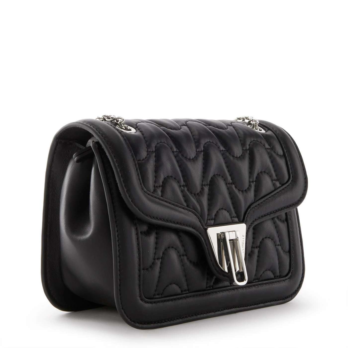 Coccinelle Marvin Black Leather Shoulder Bag E1MFD150201001 6 Coccinelle Marvin Black Leather Shoulder Bag E1MFD150201001 - Image 4