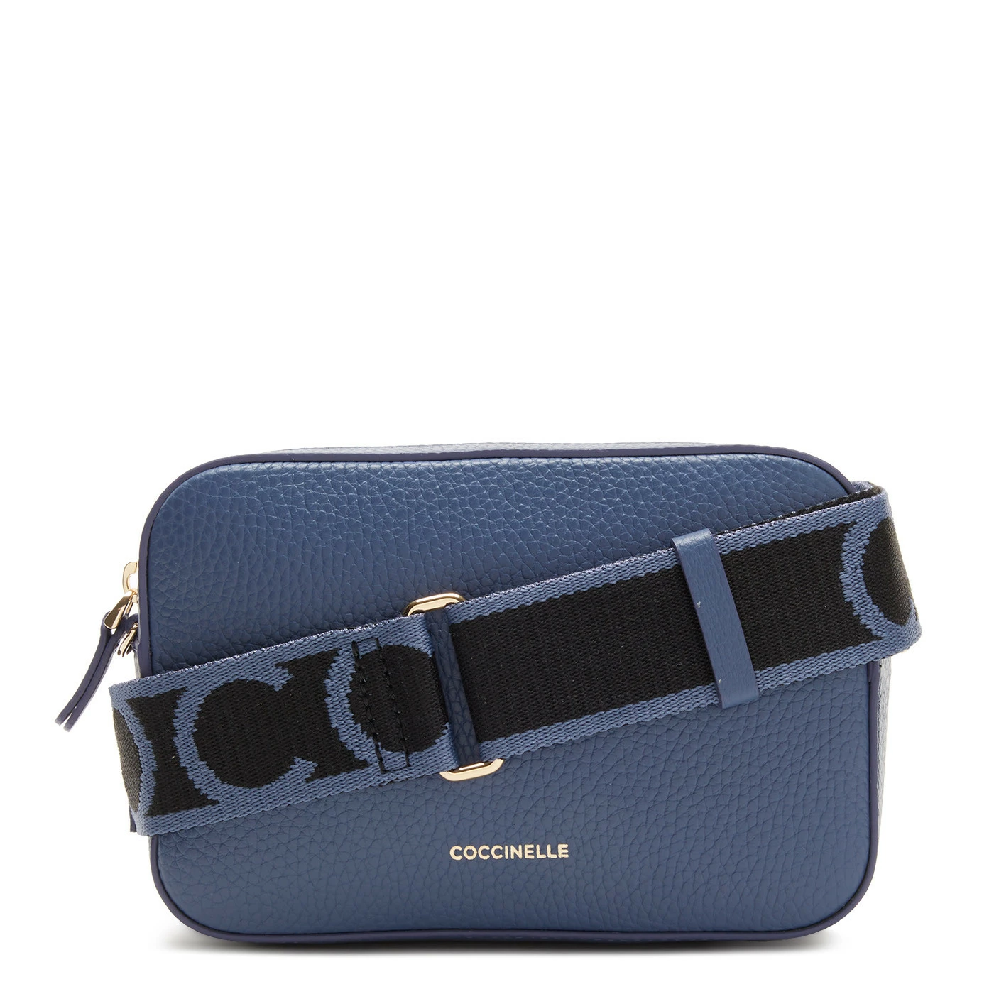 Coccinelle Tebe Blue Leather Crossbody Bag E5MN555I101B15 4 Coccinelle Tebe Blue Leather Crossbody Bag E5MN555I101B15 - Image 2