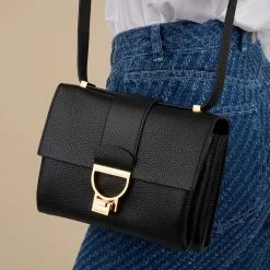 Coccinelle Arlettis Black Leather Crossbody Bag E1MD5120701001 -Cheap Coccinelle Store 8059978458759 03 1