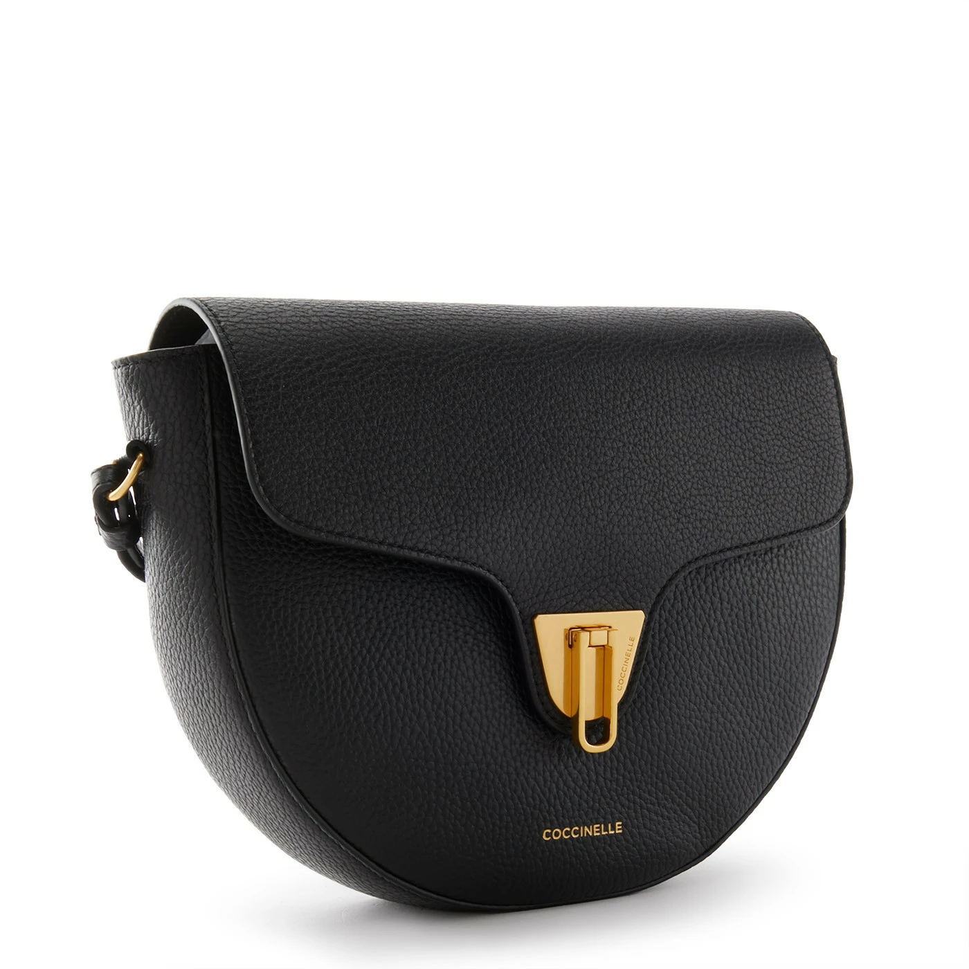 Coccinelle Beat Soft Black Leather Crossbody Bag E1MF6150101001 5 Coccinelle Beat Soft Black Leather Crossbody Bag E1MF6150101001 - Image 3