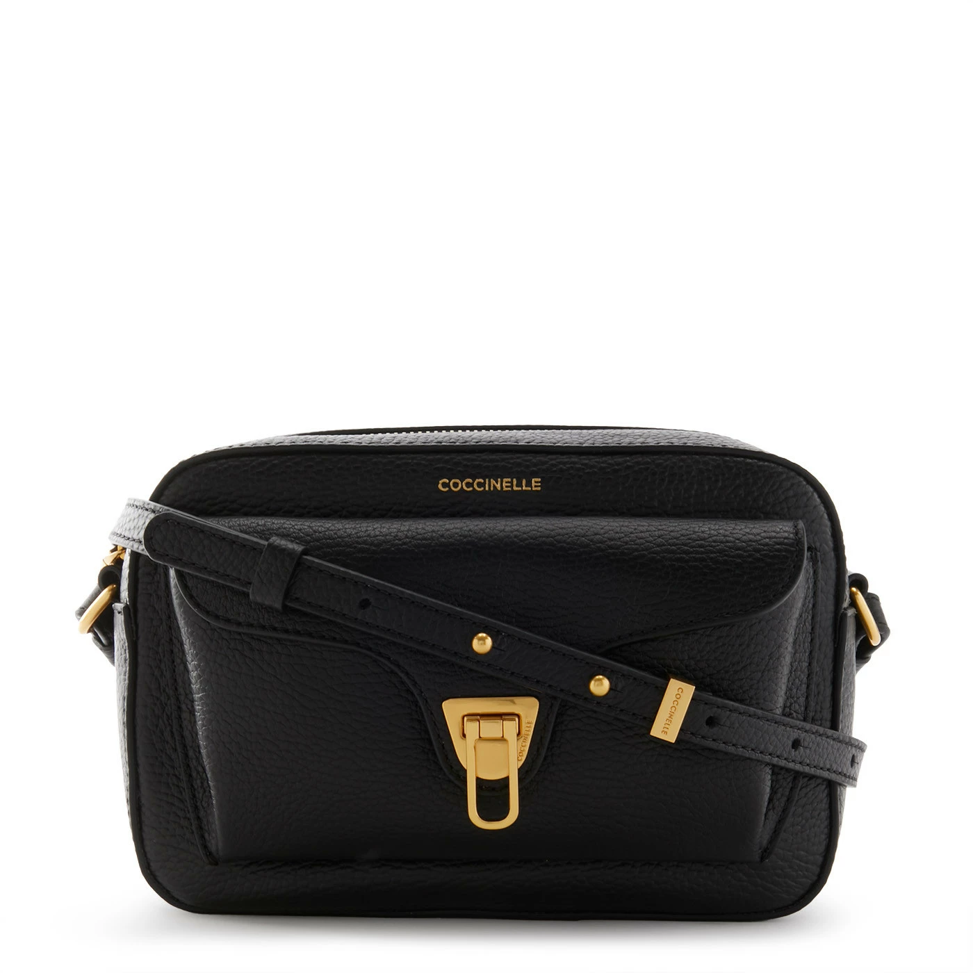 Coccinelle Beat Soft Black Leather Crossbody Bag E1MF6150201001 3 Coccinelle Beat Soft Black Leather Crossbody Bag E1MF6150201001
