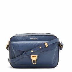 Coccinelle Beat Soft Blue Leather Crossbody Bag E1MF6150201B15