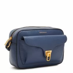 Coccinelle Beat Soft Blue Leather Crossbody Bag E1MF6150201B15 -Cheap Coccinelle Store 8059978461384 03