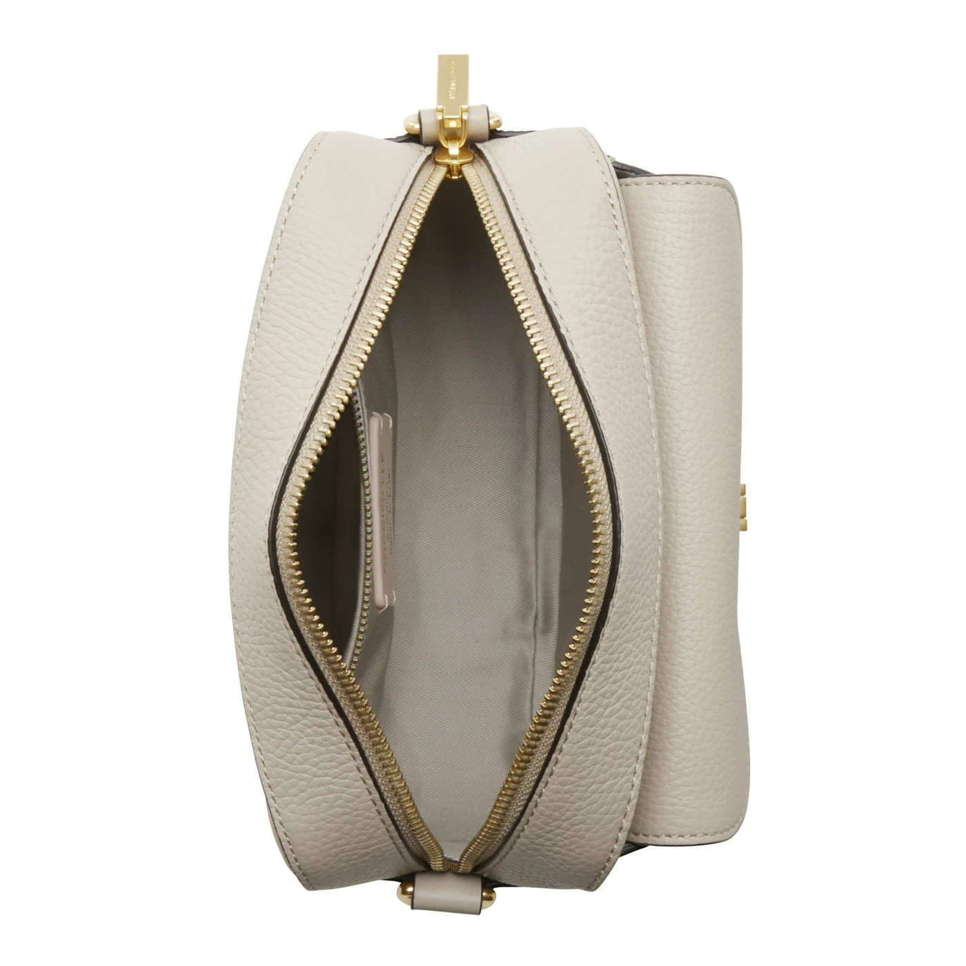 Coccinelle Beat Soft Taupe Leren Crossbody Tas E1MF6150201N80 6 Coccinelle Beat Soft Taupe Leren Crossbody Tas E1MF6150201N80 - Image 4