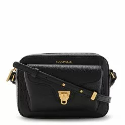 Coccinelle Beat Soft Black Leather Crossbody Bag E1MF6550401001