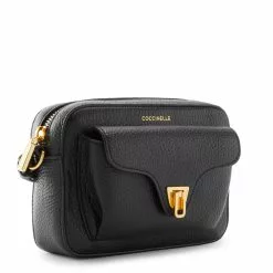Coccinelle Beat Soft Black Leather Crossbody Bag E1MF6550401001 -Cheap Coccinelle Store 8059978461926 03