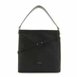 Coccinelle Liya Zwarte Leren Schoudertas E1MD0130201001