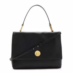 Coccinelle Zwarte Leren Schoudertas E1MD0180301001