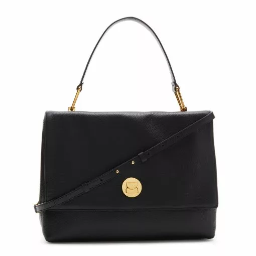 Coccinelle Zwarte Leren Schoudertas E1MD0180301001 2 Coccinelle Zwarte Leren Schoudertas E1MD0180301001 -Cheap Coccinelle Store 8059978465733 01