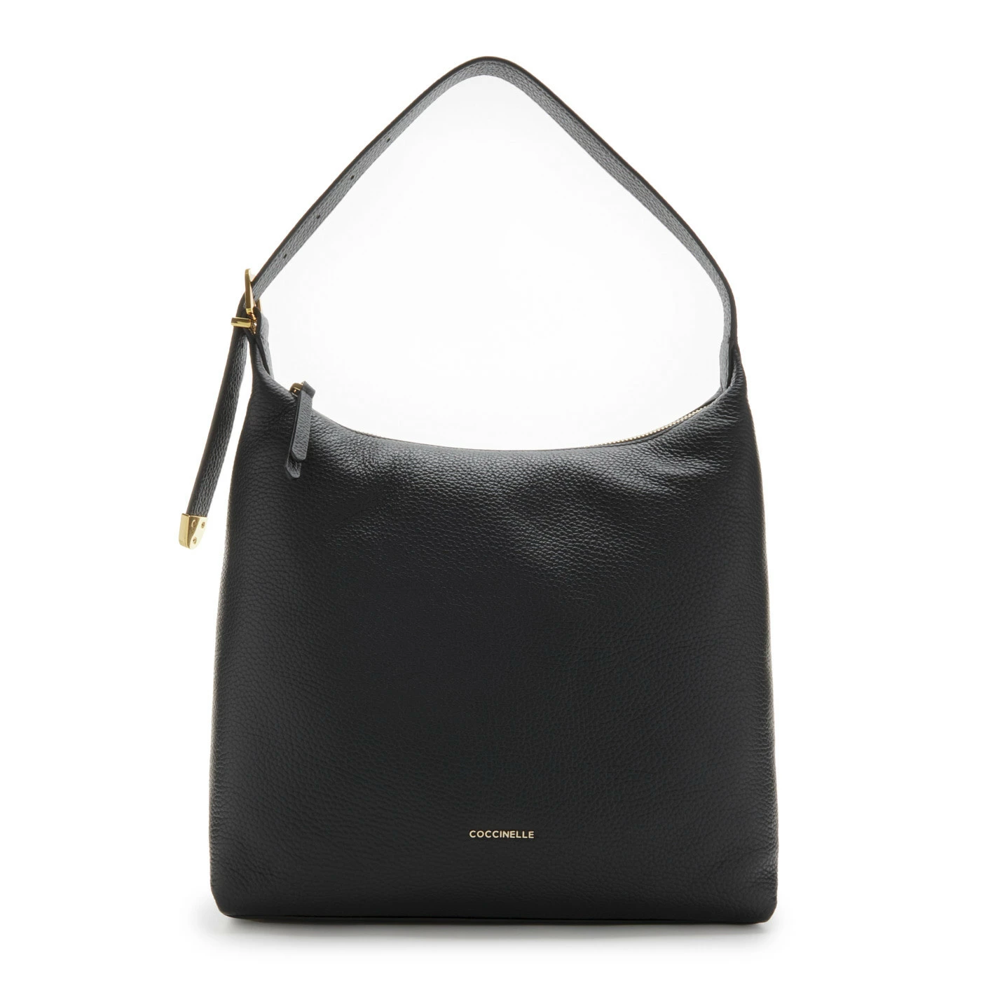 Coccinelle Gleen Zwarte Leren Schoudertas E1N15130201001 3 Coccinelle Gleen Zwarte Leren Schoudertas E1N15130201001