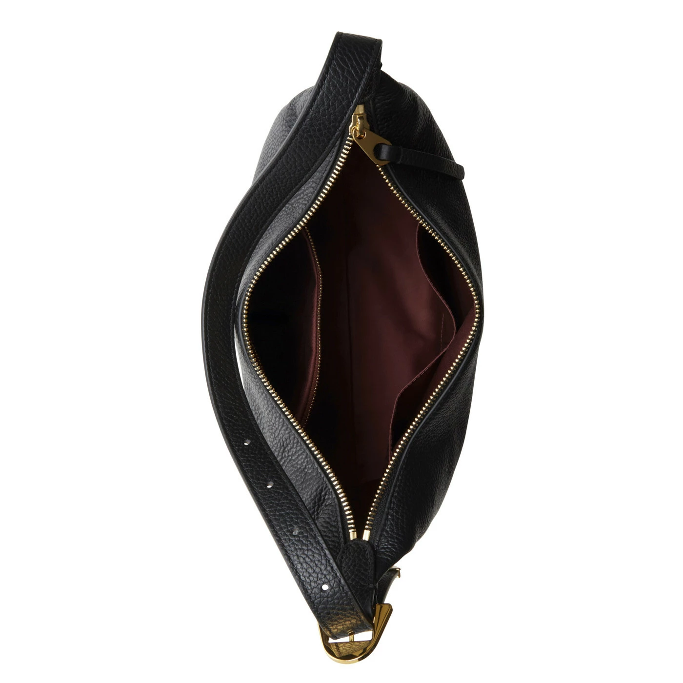 Coccinelle Gleen Zwarte Leren Schoudertas E1N15130201001 6 Coccinelle Gleen Zwarte Leren Schoudertas E1N15130201001 - Image 4