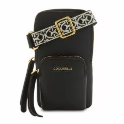 Coccinelle Pixie Zwarte Leren Telefoontasje E5PM0270101001