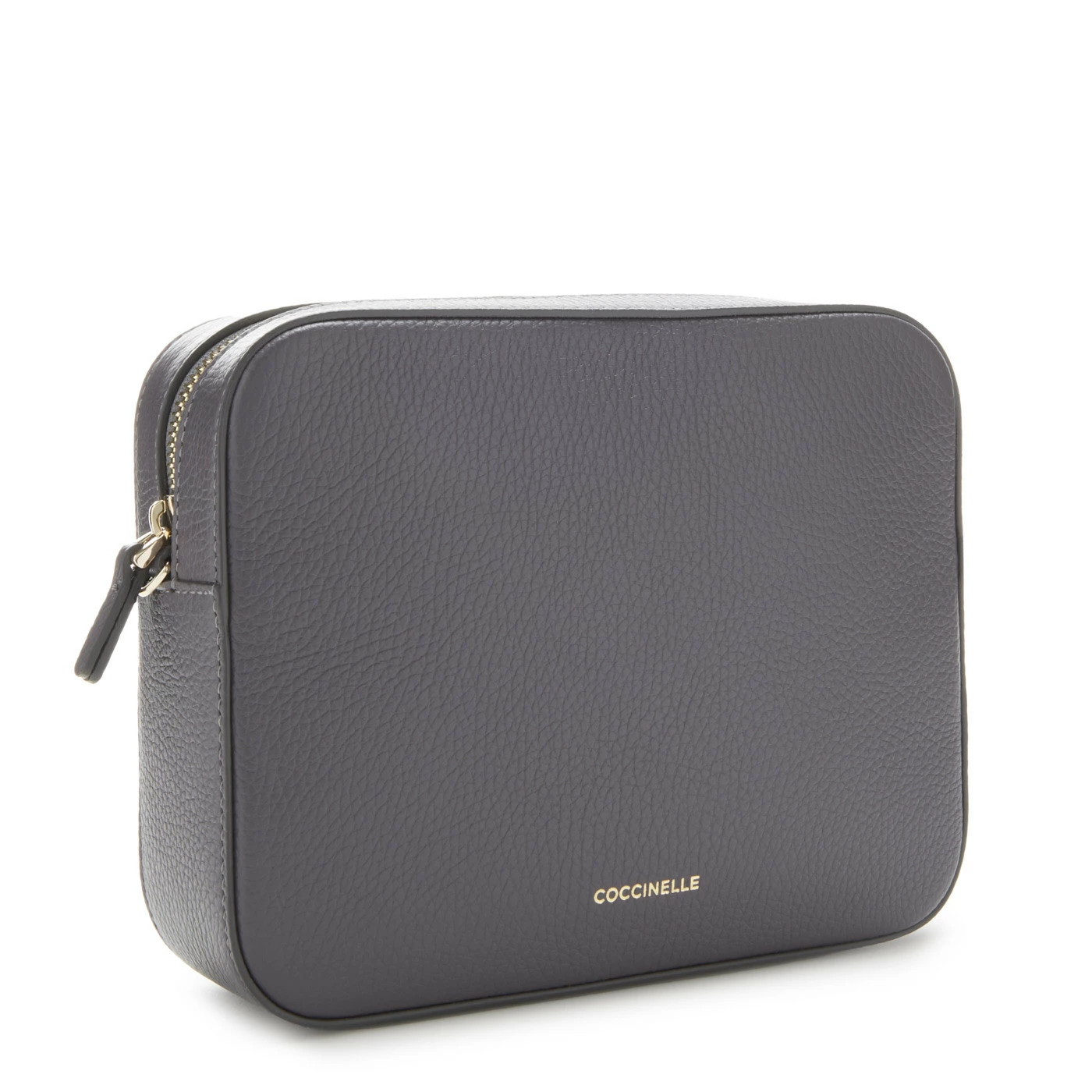 Coccinelle Tebe Grijze Leren Crossbody Tas E5MN555M301Y66 5 Coccinelle Tebe Grijze Leren Crossbody Tas E5MN555M301Y66 - Image 3