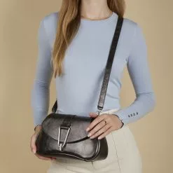 Coccinelle Himma Pepita Zwarte Leren Handtas E1PDD180101001 -Cheap Coccinelle Store 8059978548269 02