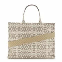 Coccinelle Never Without Beige Leren Handtas E1MBD180201391