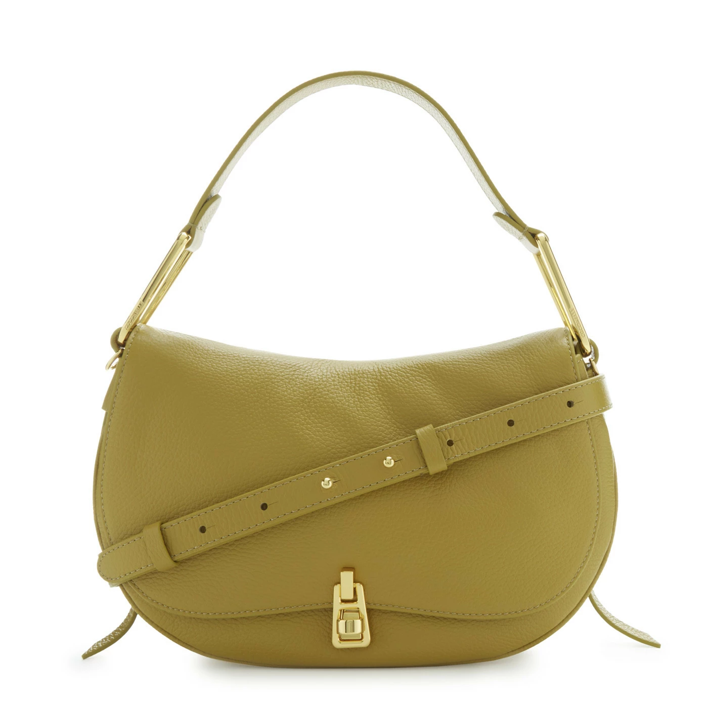 Coccinelle Magie Soft Gele Leren Handtas E1PQR180301G09 3 Coccinelle Magie Soft Gele Leren Handtas E1PQR180301G09