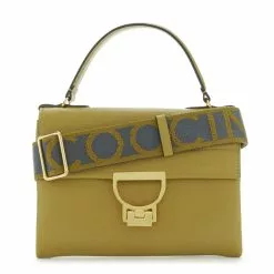 Coccinelle Arlettis Gele Leren Handtas E1ND8190301G09