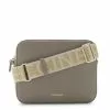 Coccinelle Tebe Taupe Leren Crossbody Tas E5MN555M301N59