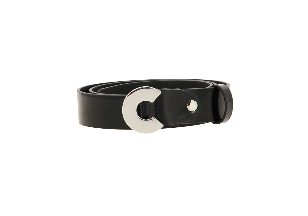 Coccinelle Belt OSTRICH BLACK 3 Coccinelle Belt OSTRICH BLACK