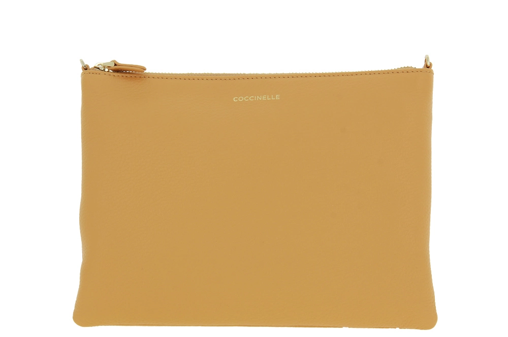 Coccinelle Clutch MINI BAG GRAIN APRICOT 3 Coccinelle Clutch MINI BAG GRAIN APRICOT
