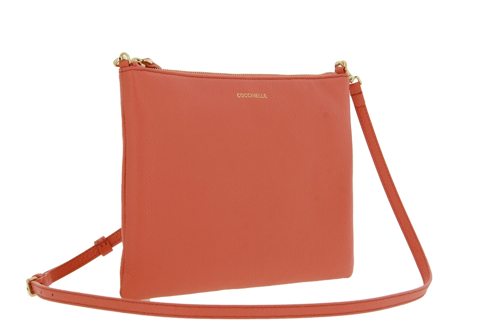 Coccinelle Clutch MINI BAG GRAIN GERANIUM 5 Coccinelle Clutch MINI BAG GRAIN GERANIUM - Image 3