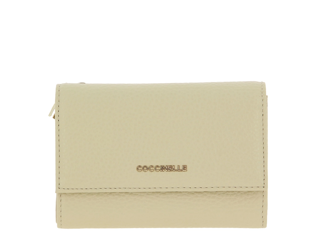 Coccinelle Portemonnaie GRAIN LEATHER METALLIC SOFT SILK 3 Coccinelle Portemonnaie GRAIN LEATHER METALLIC SOFT SILK