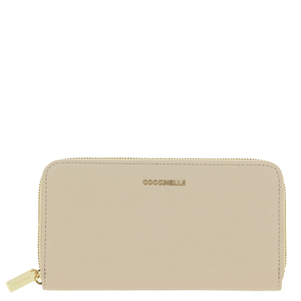 Coccinelle Purse METALLIC SOFT LEA POWDER PINK 3 Coccinelle Purse METALLIC SOFT LEA POWDER PINK