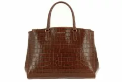 Coccinelle Bag SORTIE KROKO BROWN