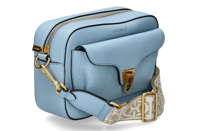 Coccinelle Shoulder Bag BEAT SOFT MINI BAG AQUARELLE BLUE 4 Coccinelle Shoulder Bag BEAT SOFT MINI BAG AQUARELLE BLUE - Image 2