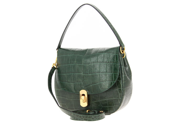 Coccinelle Bag ZANIAH CROCO MALLARD GREEN 4 Coccinelle Bag ZANIAH CROCO MALLARD GREEN - Image 2