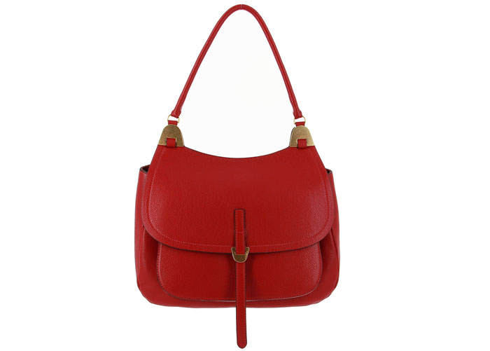 Coccinelle Handbag FAUVE BORSA VITELLO RED 3 Coccinelle Handbag FAUVE BORSA VITELLO RED
