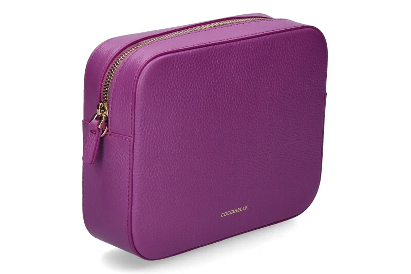 Coccinelle Shoulder Bag GRAIN LEATHER METALLIC SOFT DAHLIA 4 Coccinelle Shoulder Bag GRAIN LEATHER METALLIC SOFT DAHLIA - Image 2