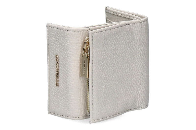 Coccinelle Wallet GRAIN LEATHER METALLIC SOFT COCONUT MILK 5 Coccinelle Wallet GRAIN LEATHER METALLIC SOFT COCONUT MILK - Image 3