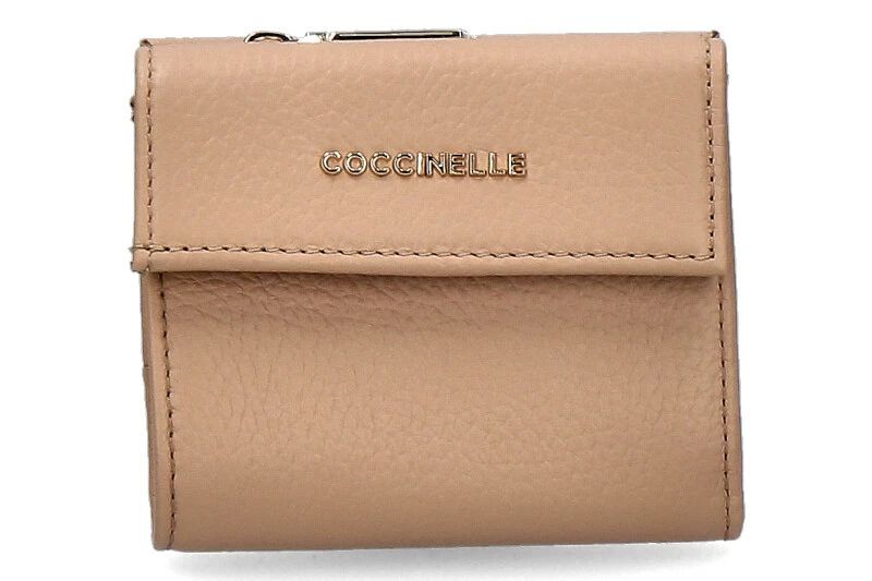 Coccinelle Wallet GRAIN LEATHER METALLIC SOFT TOASTED 3 Coccinelle Wallet GRAIN LEATHER METALLIC SOFT TOASTED