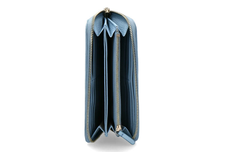 Coccinelle Wallet METALLIC SOFT AQUARELLE BLUE 5 Coccinelle Wallet METALLIC SOFT AQUARELLE BLUE - Image 3