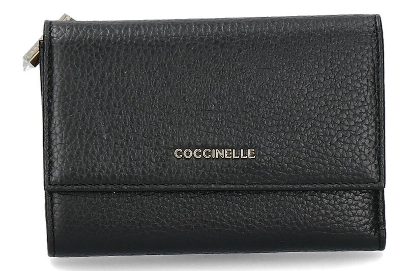 Coccinelle Wallet METALLIC SOFT NOIR 3 Coccinelle Wallet METALLIC SOFT NOIR
