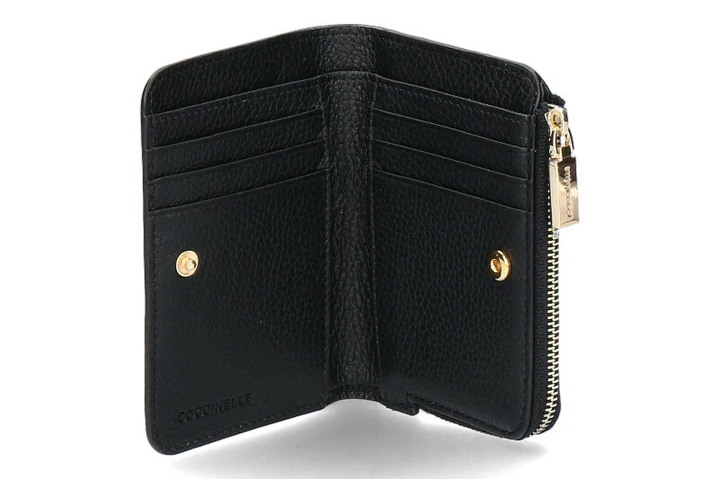 Coccinelle Wallet LEDER METALLIC SOFT NOIR 4 Coccinelle Wallet LEDER METALLIC SOFT NOIR - Image 2