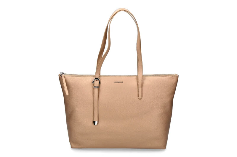 Coccinelle Shopper GRAIN LEATHER GLEEN TOASTED 3 Coccinelle Shopper GRAIN LEATHER GLEEN TOASTED