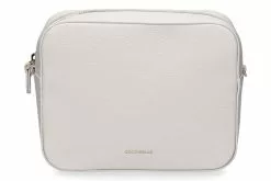 Coccinelle Shoulder Bag GRAIN LEATHER METALLIC SOFT COCONUT MILK