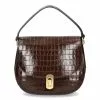 Coccinelle Bag ZANIAH CROCO BORSA PELLE VITELLO T.MORO 1 Coccinelle Bag ZANIAH CROCO BORSA PELLE VITELLO T.MORO -Cheap Coccinelle Store coccinelle tasche zaniah croco brown 611300006 1
