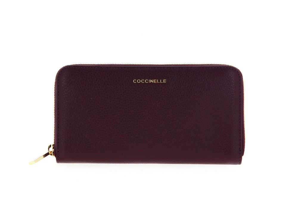 Coccinelle Wallet VITELLO PLUM 3 Coccinelle Wallet VITELLO PLUM
