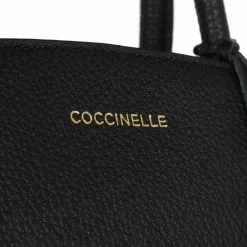Coccinelle Concrete Zwarte Leren Handtas E1HLA180101001 -Cheap Coccinelle Store e1hla180101001 4