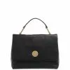 Coccinelle Liya Zwarte Leren Handtas E1MD0180101001 -Cheap Coccinelle Store e1md0180101001